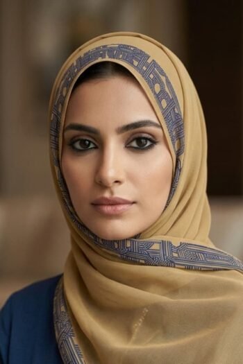 حجاب شيفون مطبوع للنساء – 057