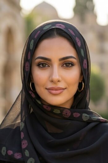 حجاب شيفون مطبوع للنساء – 157