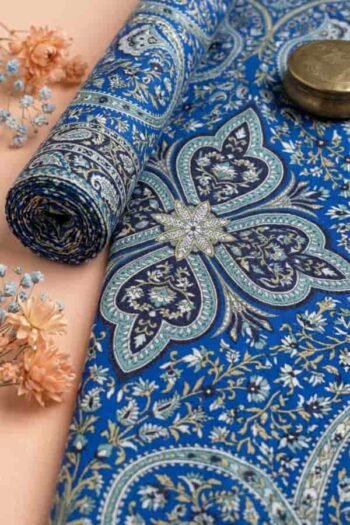 قماش حريرأرماني مخلوط مطبوع – 1034