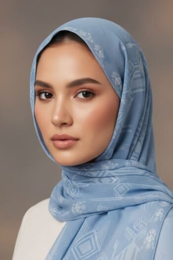 حجاب شيفون مطبوع للنساء – 038