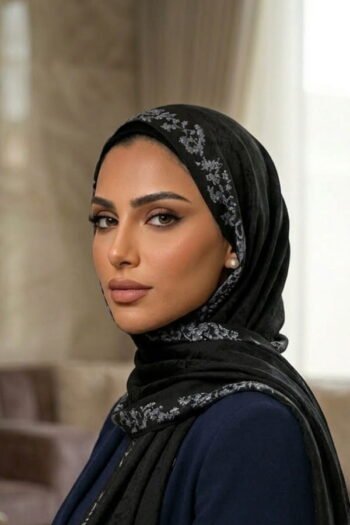 حجاب شيفون مطبوع للنساء – 192