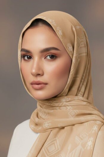 حجاب شيفون مطبوع للنساء – 039