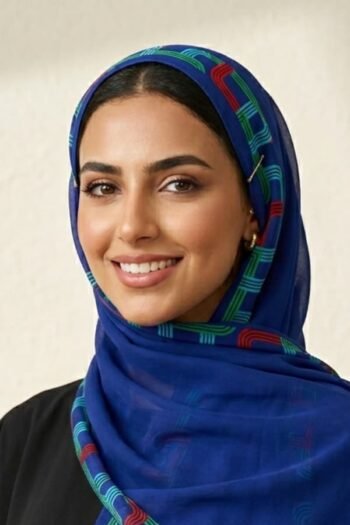 حجاب شيفون مطبوع للنساء – 059