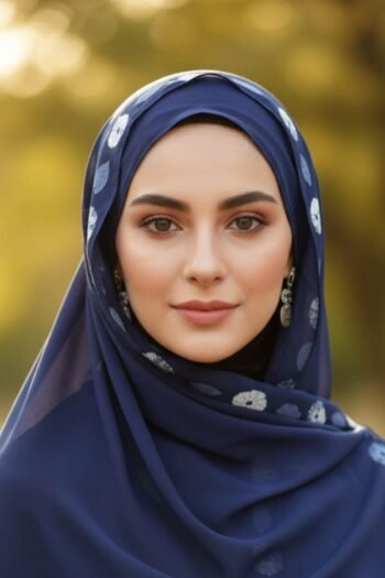 حجاب شيفون مطبوع للنساء – 159