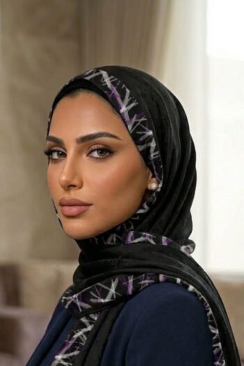 حجاب شيفون مطبوع للنساء – 193