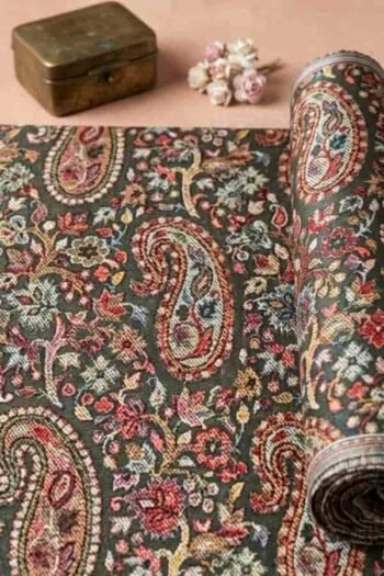 قماش حريرأرماني مخلوط مطبوع – 1027