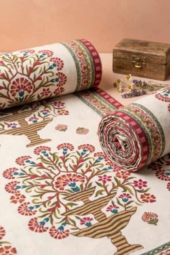 قماش حريرأرماني مخلوط مطبوع – 1080