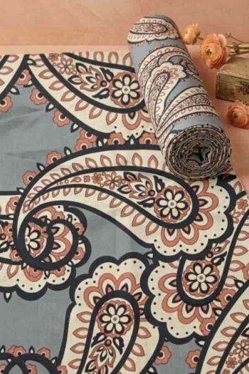 قماش حريرأرماني مخلوط مطبوع – 1074