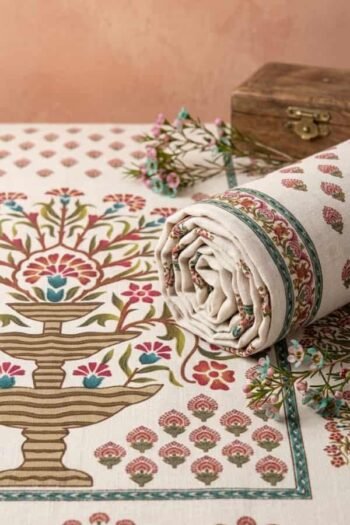 قماش حريرأرماني مخلوط مطبوع – 1075