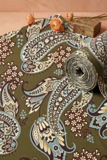 قماش حريرأرماني مخلوط مطبوع – 1078